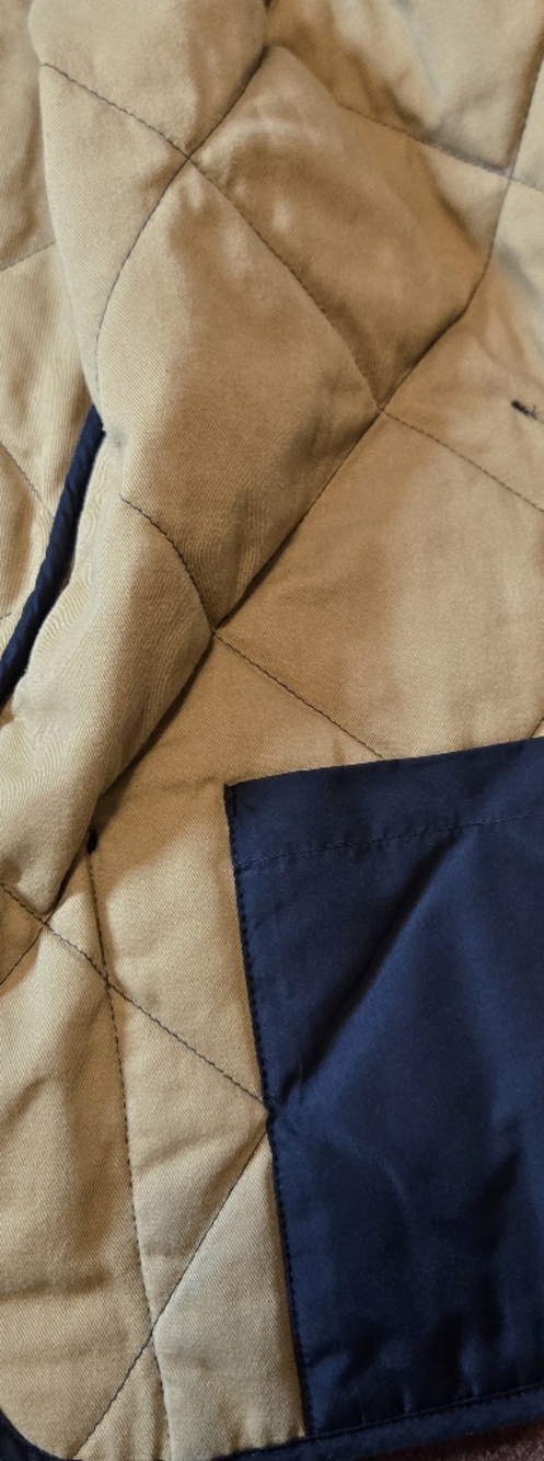 J.Crew Mercantile Men's Walker Quilted Vest Navy Size Large Has Fading In Pits - Picture 6 of 9